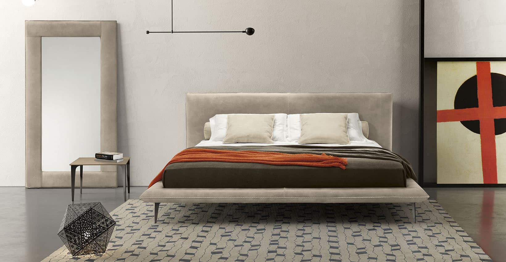 Двуспальная кровать Gamma Arredamenti Alfred Night