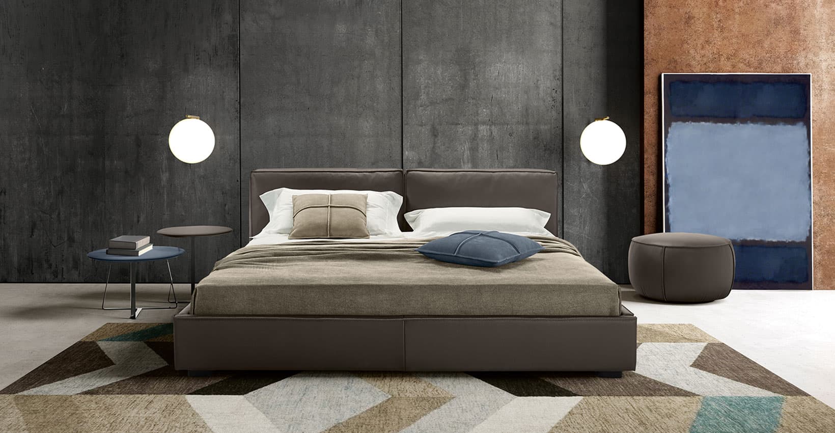 Двуспальная кровать Gamma Arredamenti Bond Night