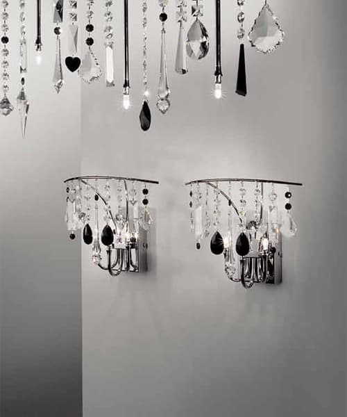 Настенный светильник Beby Italy DL20А02 Clear, Black Beby Italy