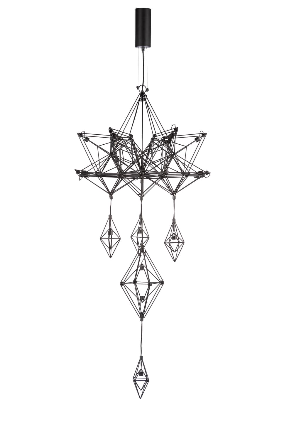 Подвесной светильник Forestier Suspension Himmeli 18 Lights Gris Forestier