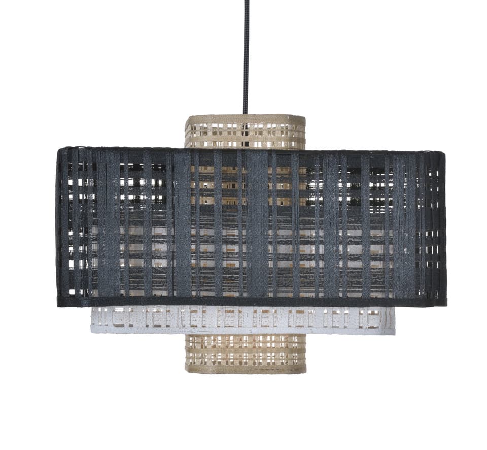 Подвесной светильник Forestier Suspension Matrix Naturel/blanc/noir Forestier