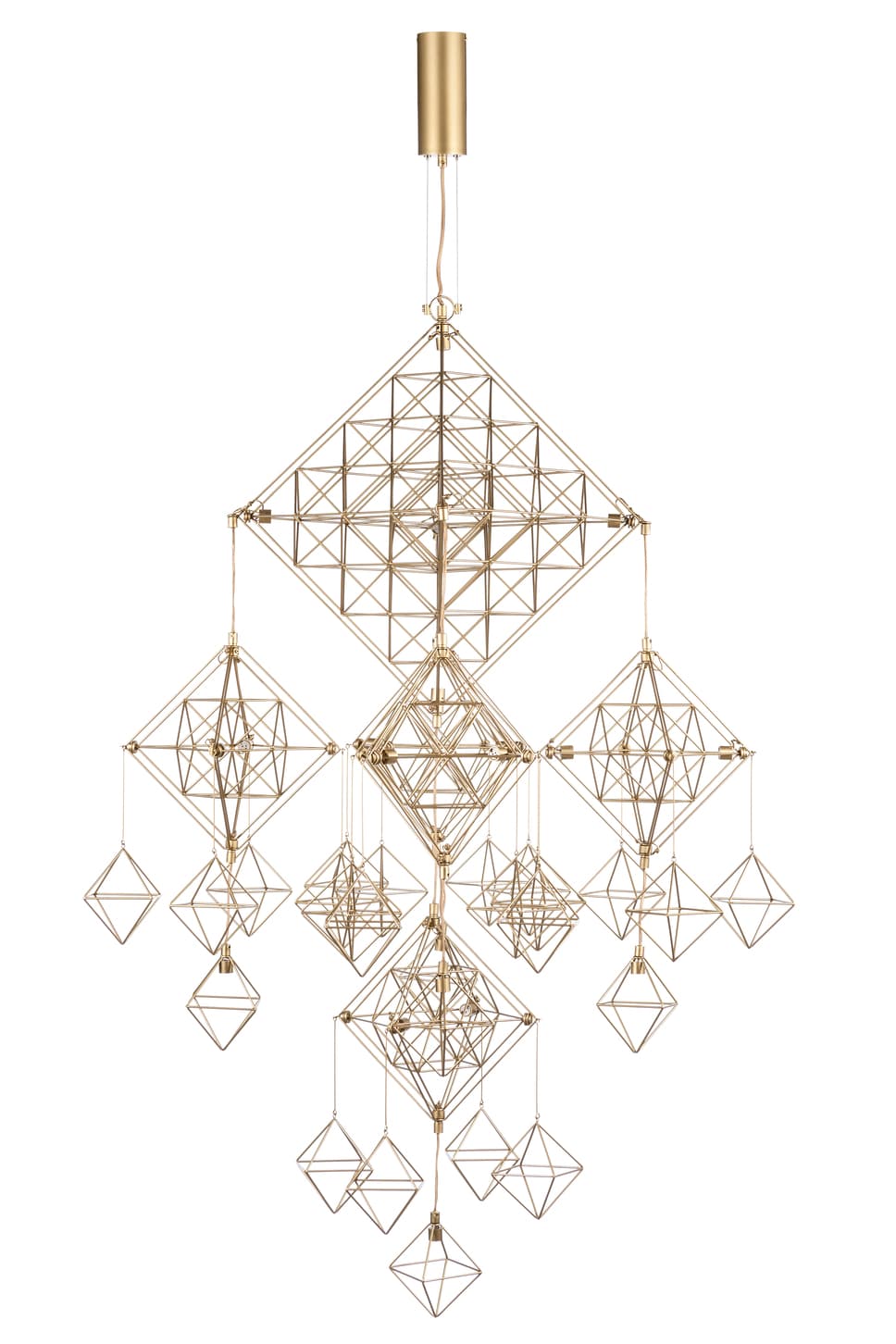 Подвесной светильник Forestier Suspension Pavuk 21lights Noir — фото 2