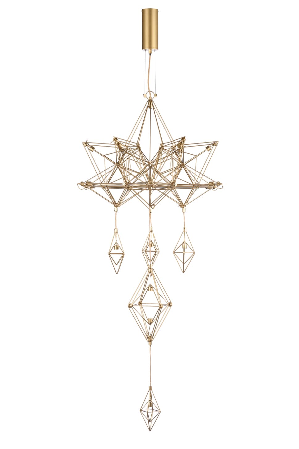 Подвесной светильник Forestier Suspension Himmeli 18 Lights Gris Forestier