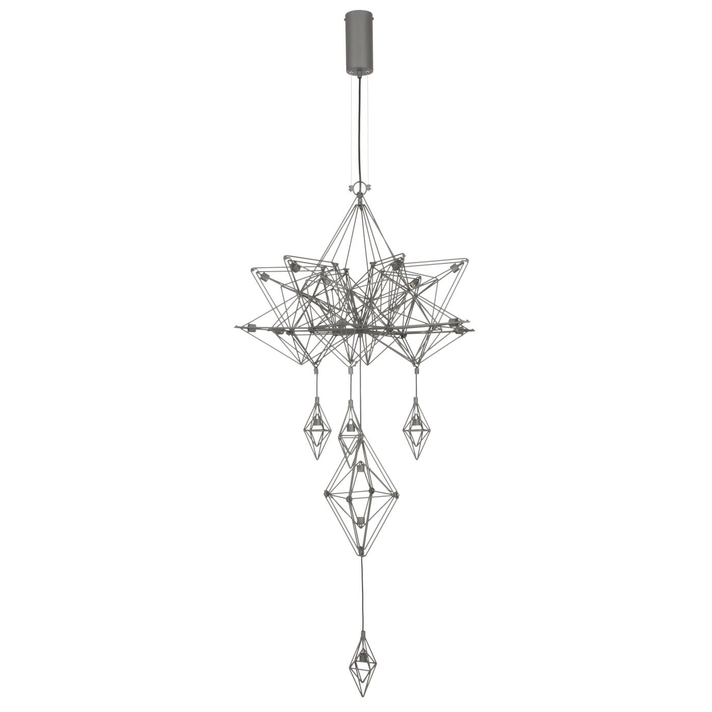 Подвесной светильник Forestier Suspension Himmeli 18 Lights Gris