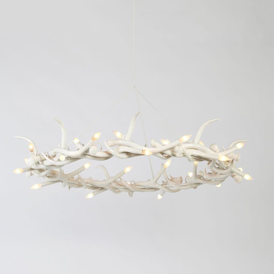 Подвесной светильник Roll &amp; Hill Superordinate Antler Chandelier - 27 Antler Ring Roll & Hill