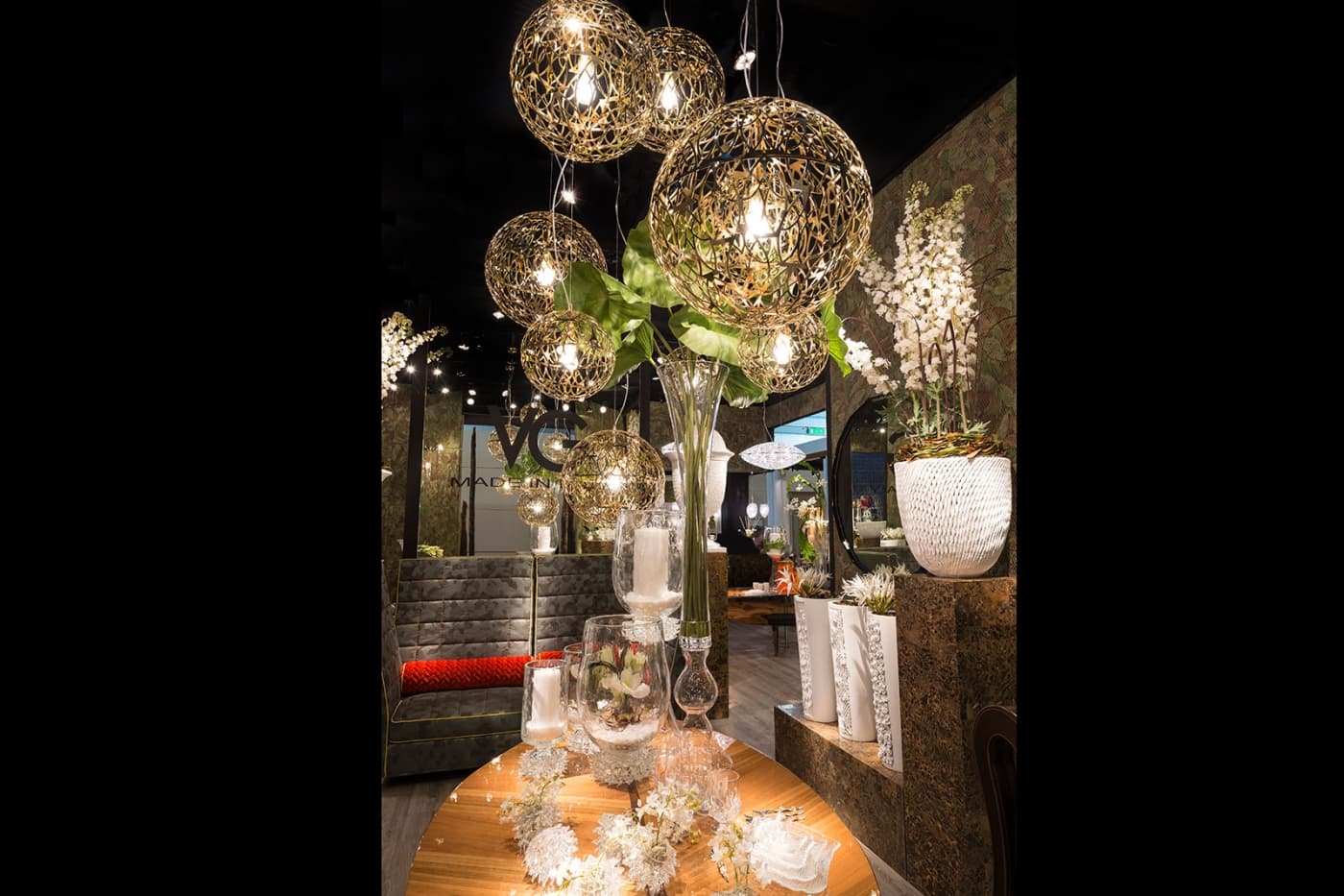 Подвесной светильник VGnewtrend ARABESQUE MARTE 30 gold VGnewtrend