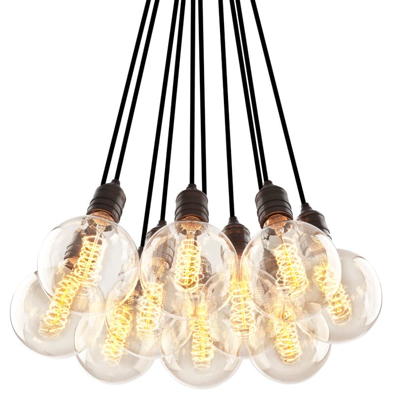 Подвесной светильник Eichholtz Lamp Vintage Bulb Holder 10-Light — фото 1