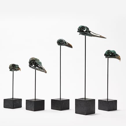 Статуэтка Holly Hunt BRONZE BIRD SKULLS