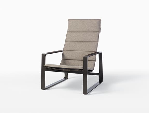 Уличное кресло-шезлонг Holly Hunt HERON LOUNGE CHAIR