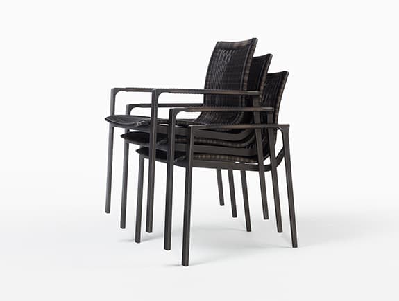 Уличный стул Holly Hunt KEEL DINING CHAIR
