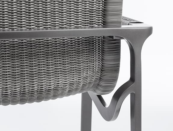 Уличный стул Holly Hunt KEEL DINING CHAIR