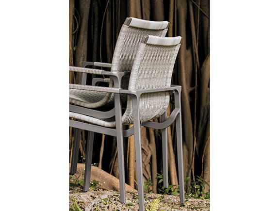 Уличный стул Holly Hunt KEEL DINING CHAIR