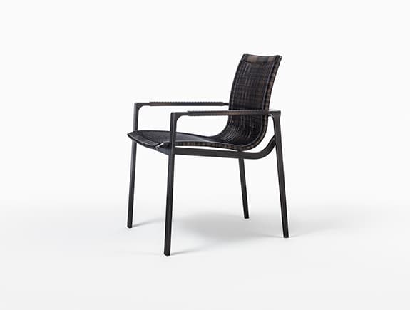 Уличный стул Holly Hunt KEEL DINING CHAIR