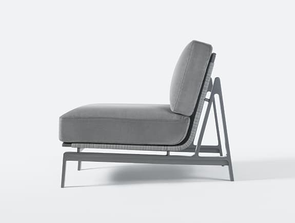 Уличное кресло-шезлонг Holly Hunt MANTA RAY LOUNGE CHAIR