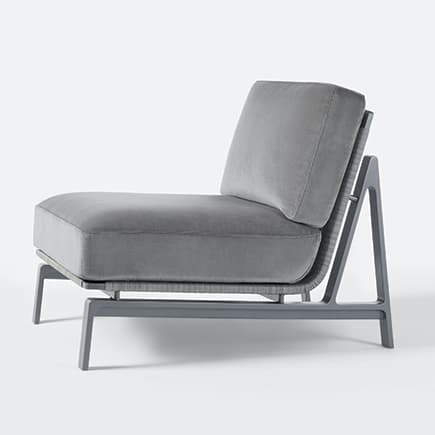Уличное кресло-шезлонг Holly Hunt MANTA RAY LOUNGE CHAIR