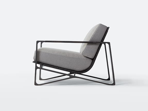 Уличное кресло Holly Hunt OMURA LOUNGE CHAIR