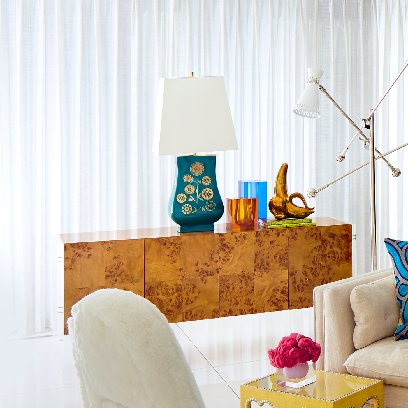 Тумбочка Jonathan Adler Bond Credenza
