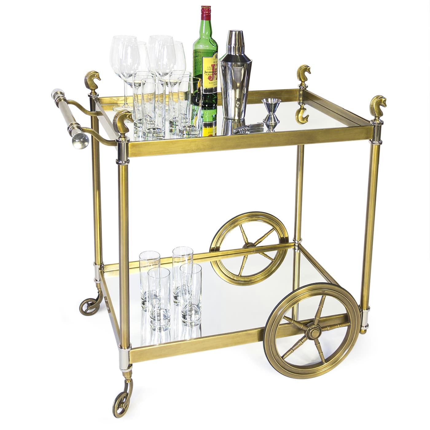 Тележка Jonathan Adler Cheval Bar Cart