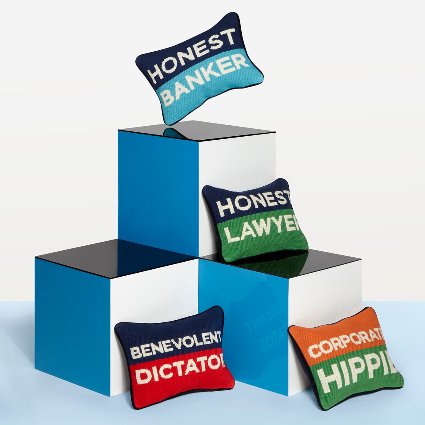 Подушка Jonathan Adler Work Wife Needlepoint Pillow