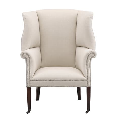 Кресло Ralph Lauren Hepplewhite Wing Chair, Upholstered Back