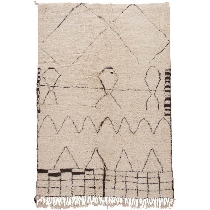 Ковер James Duncan Tribal off white shag