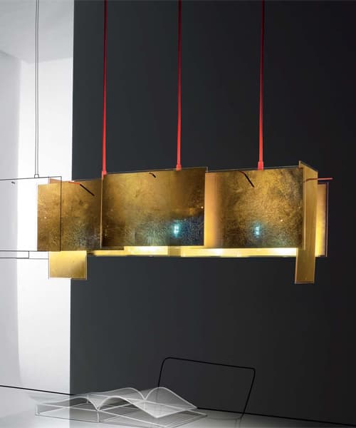 Подвесной светильник Ingo Maurer 24 Karat Blau M