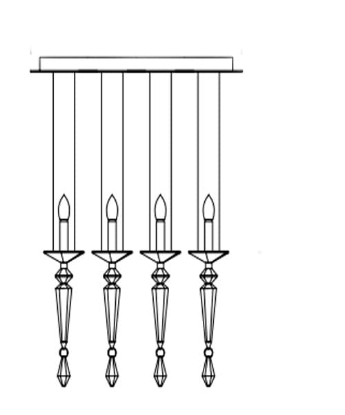 Подвесной светильник Isaac Light 709/S4 Isaac Light