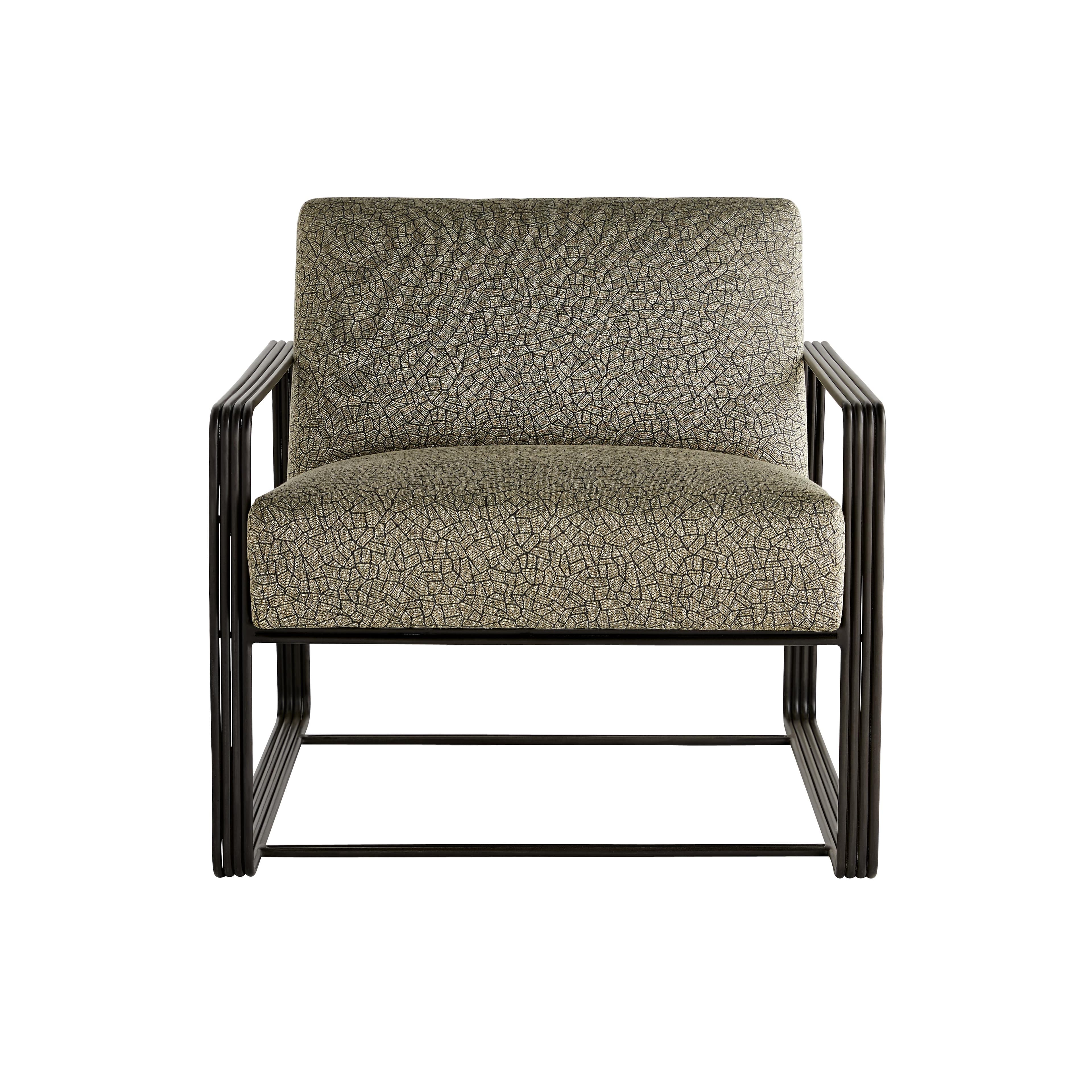 Кресло Arteriors Vince Lounge Chair Gemstone Texture