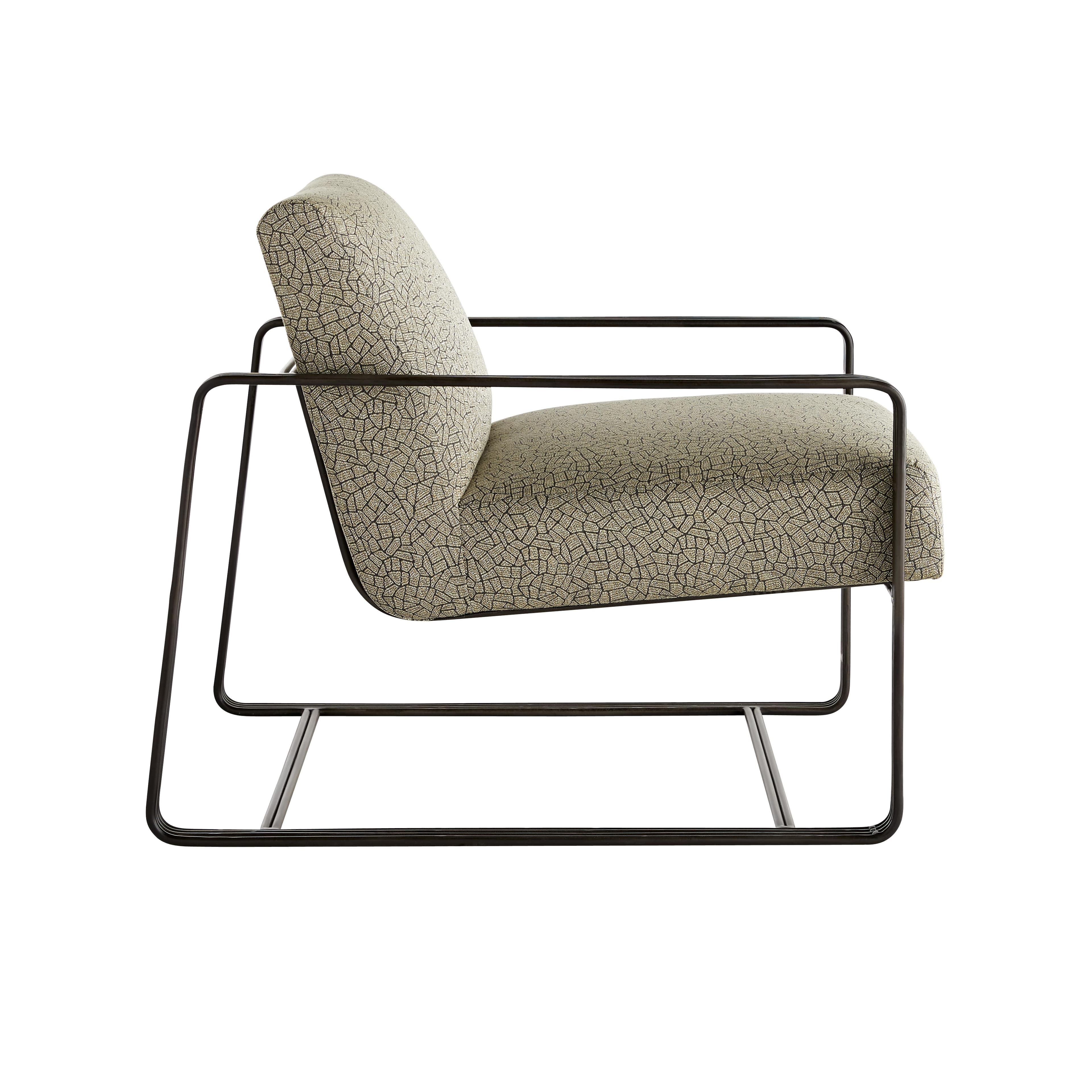 Кресло Arteriors Vince Lounge Chair Gemstone Texture