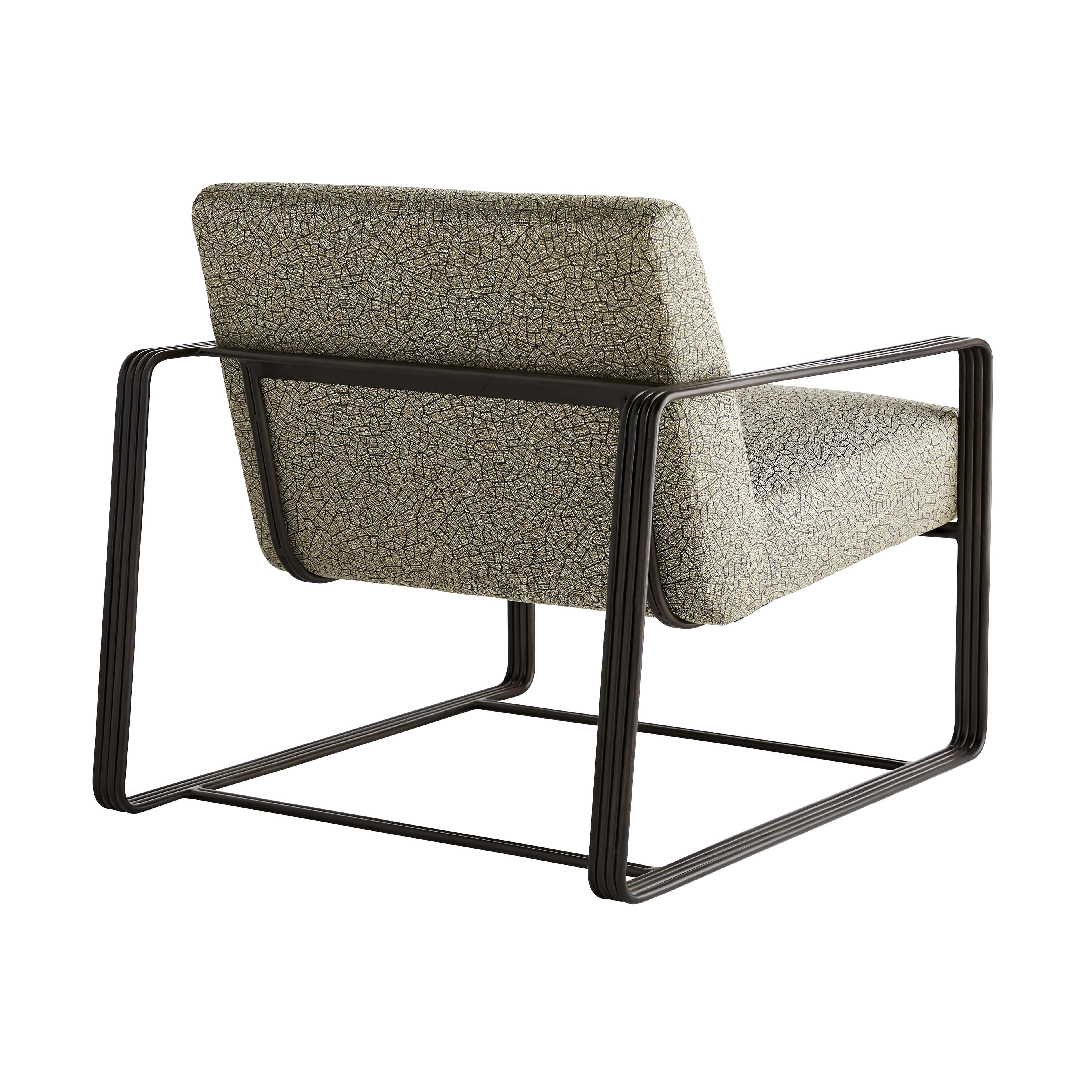 Кресло Arteriors Vince Lounge Chair Gemstone Texture