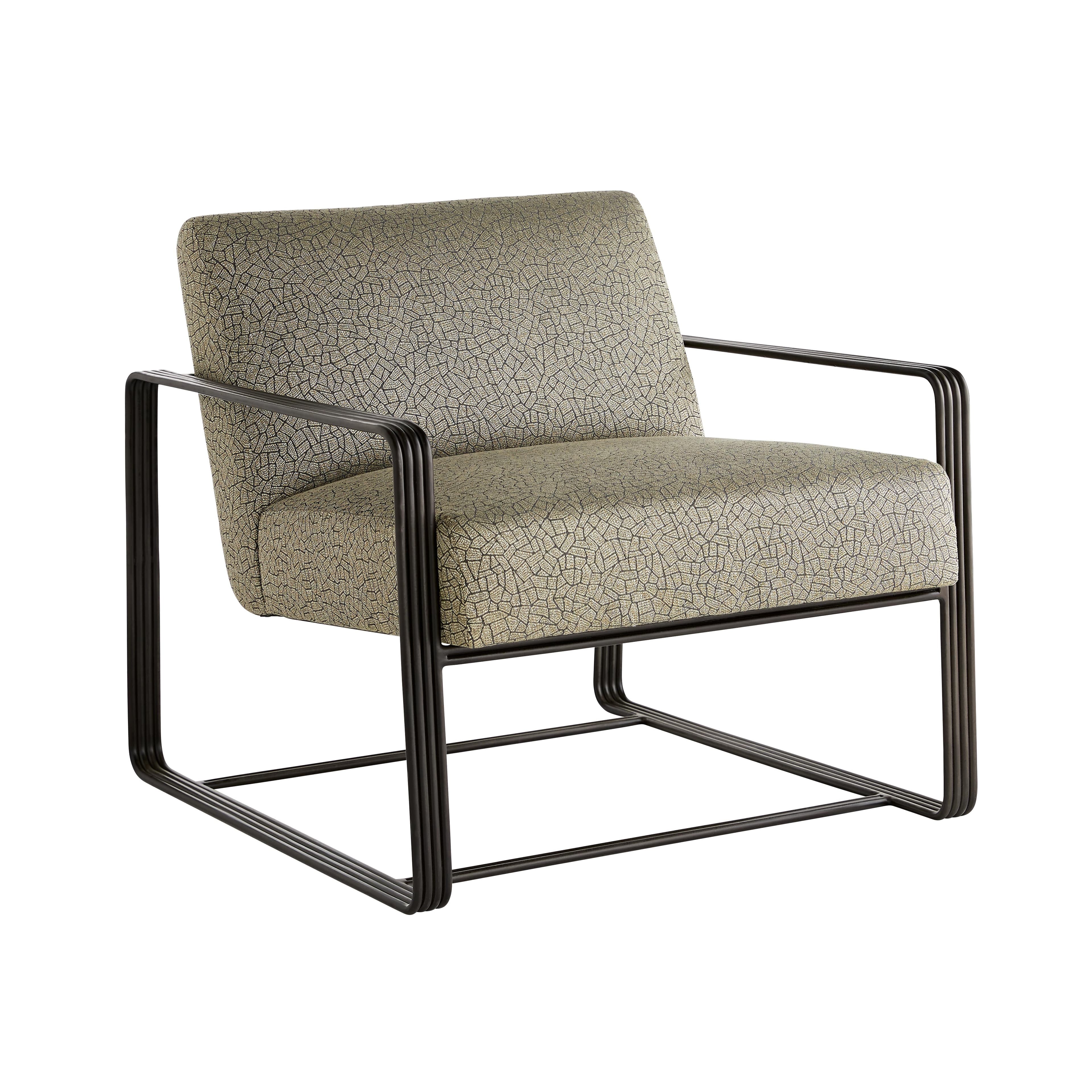 Кресло Arteriors Vince Lounge Chair Gemstone Texture