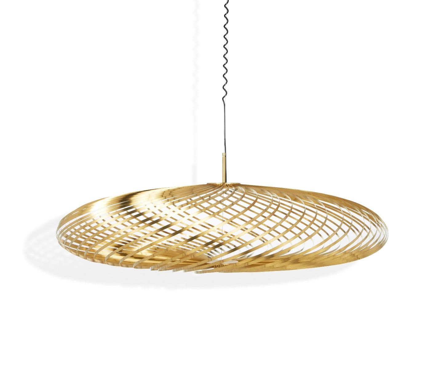 Подвесной светильник Tom Dixon Spring Large Pendant Brass Tom Dixon