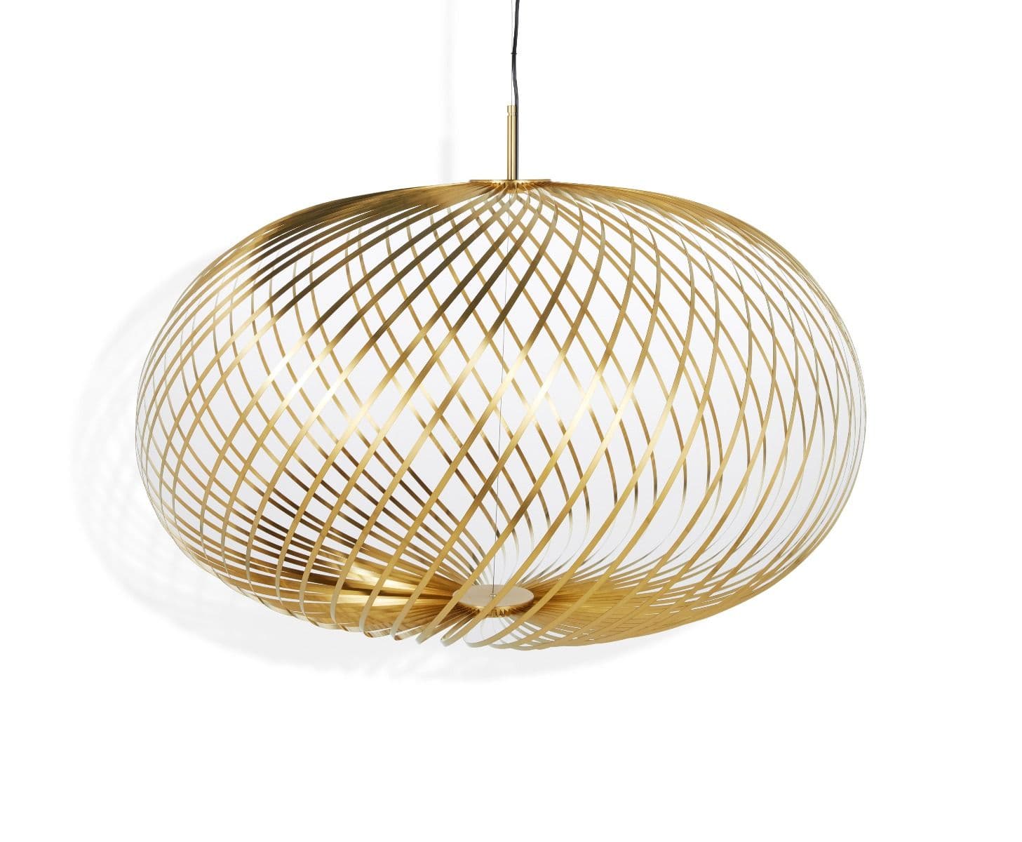 Подвесной светильник Tom Dixon Spring Large Pendant Brass Tom Dixon