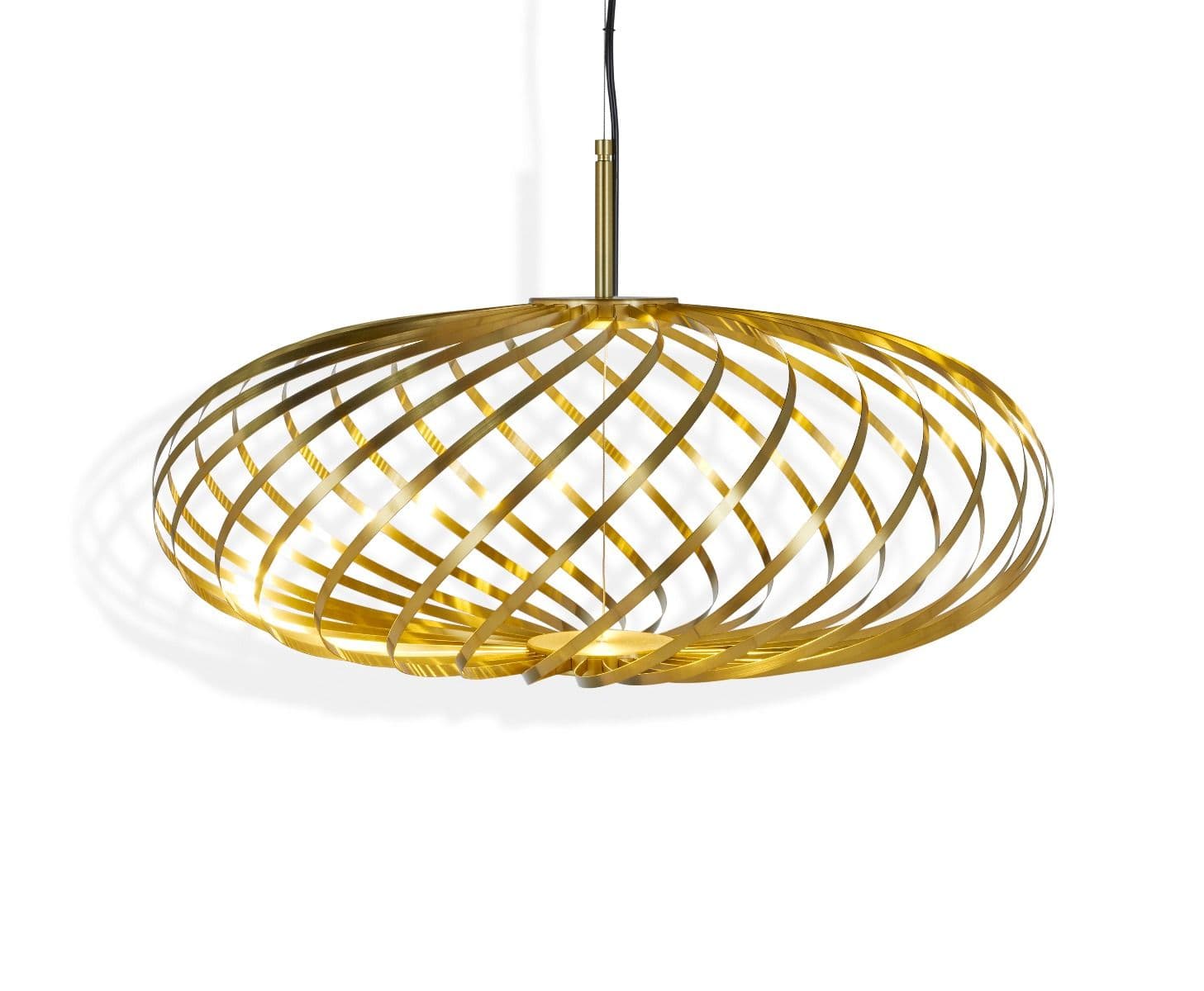 Подвесной светильник Tom Dixon Spring Large Pendant Brass Tom Dixon