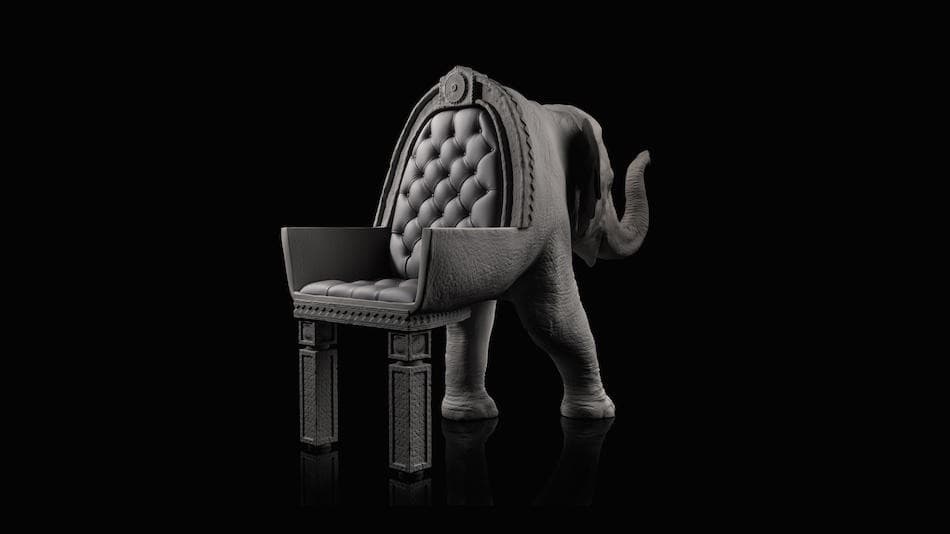 Стул Máximo Riera The Baby Elephant Chair