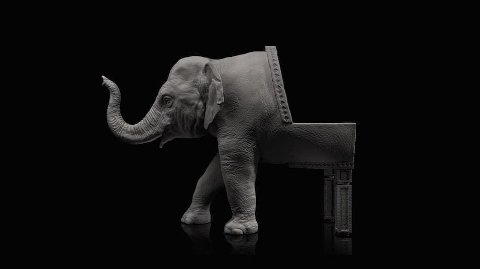 Стул Máximo Riera The Baby Elephant Chair
