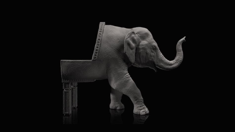 Стул Máximo Riera The Baby Elephant Chair