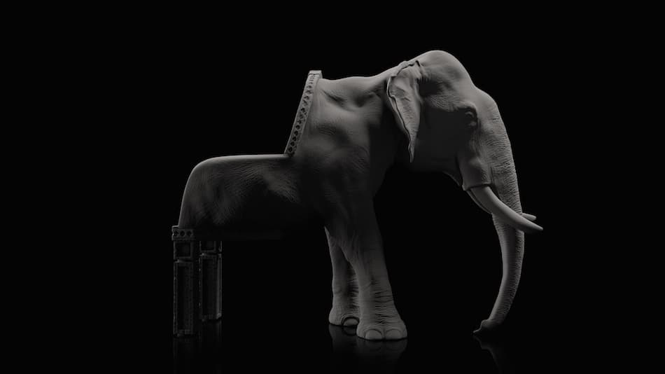 Стул Máximo Riera The Elephant Chair