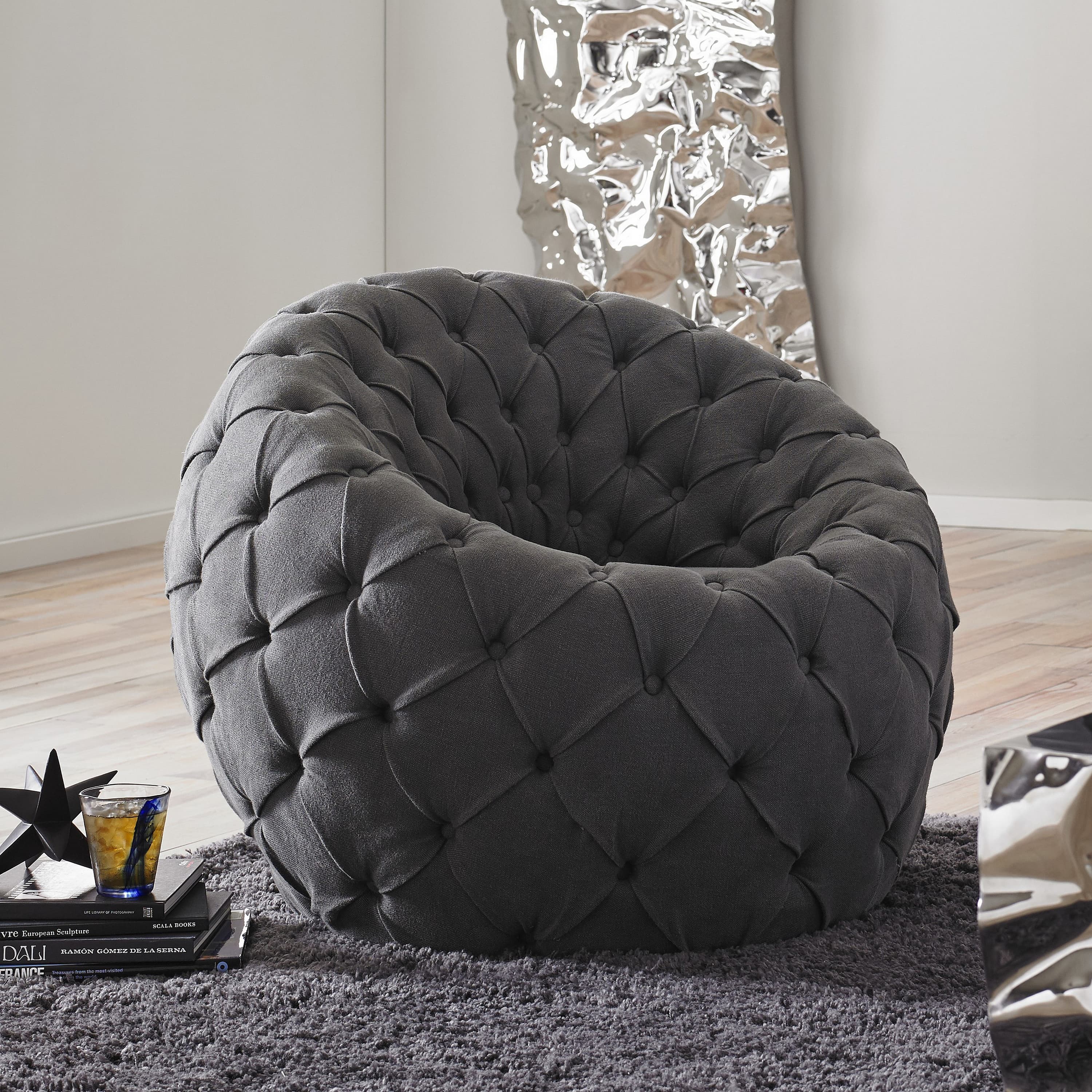 Кресло Phillips Collection Egg Chair, Ramie Grey