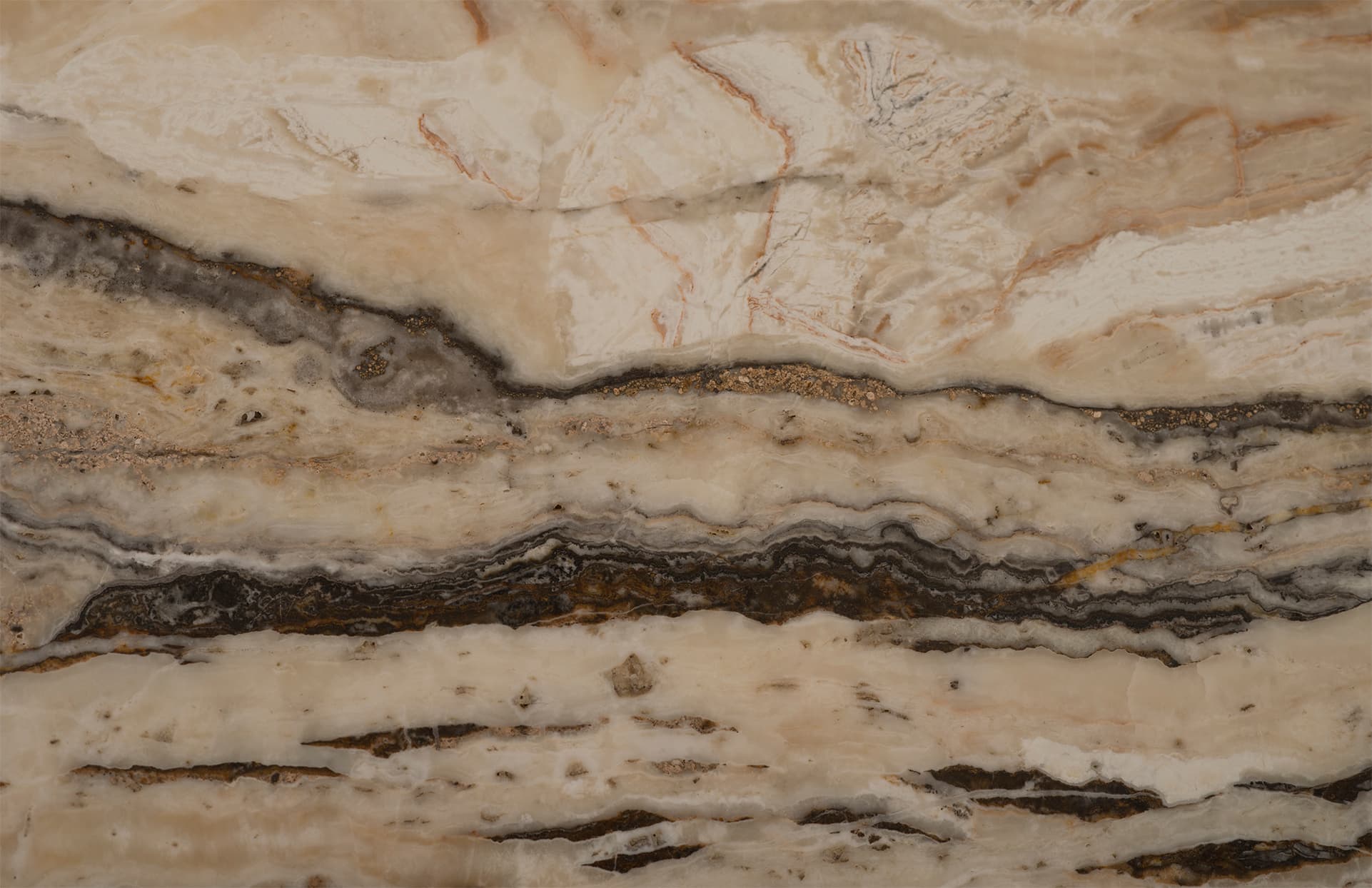 Приставной столик Phillips Collection Onyx Side Table, Stainless Steel Base