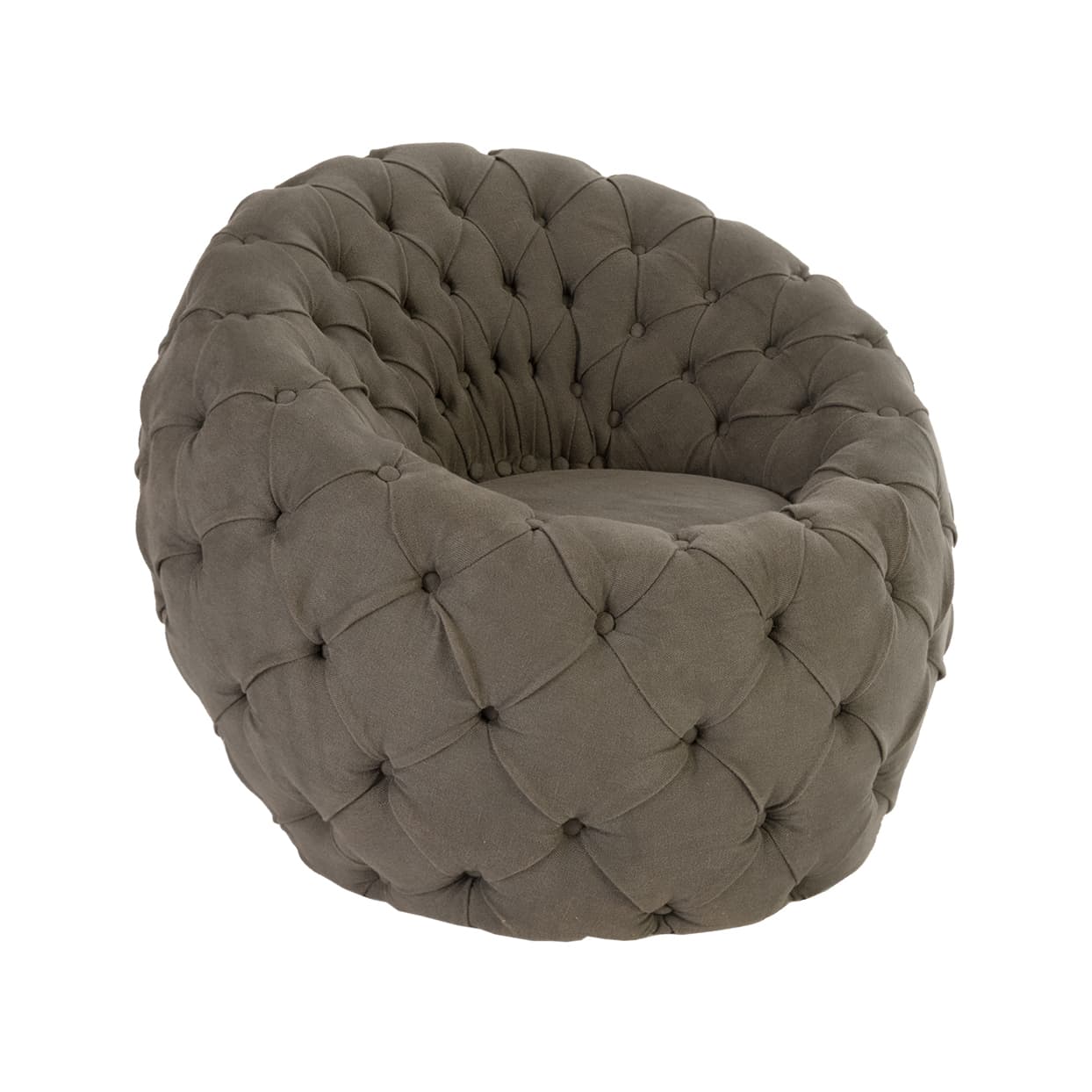 Кресло Phillips Collection Egg Chair, Ramie Grey
