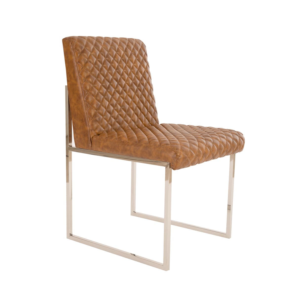 Стул Phillips Collection Lancaster Dining Chair, Quilted Cognac