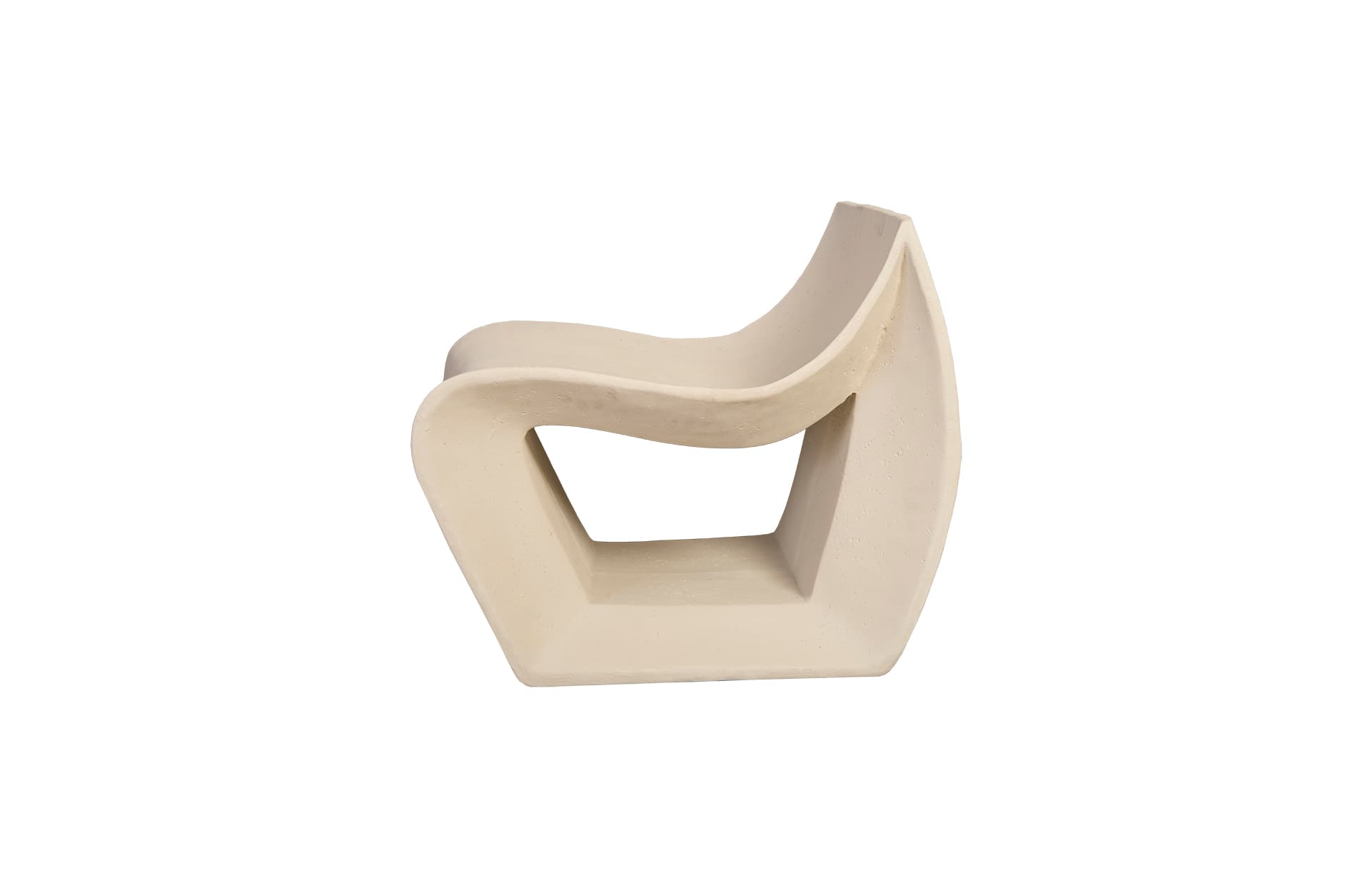 Кресло Phillips Collection Cast Smooth Chair, White Stone
