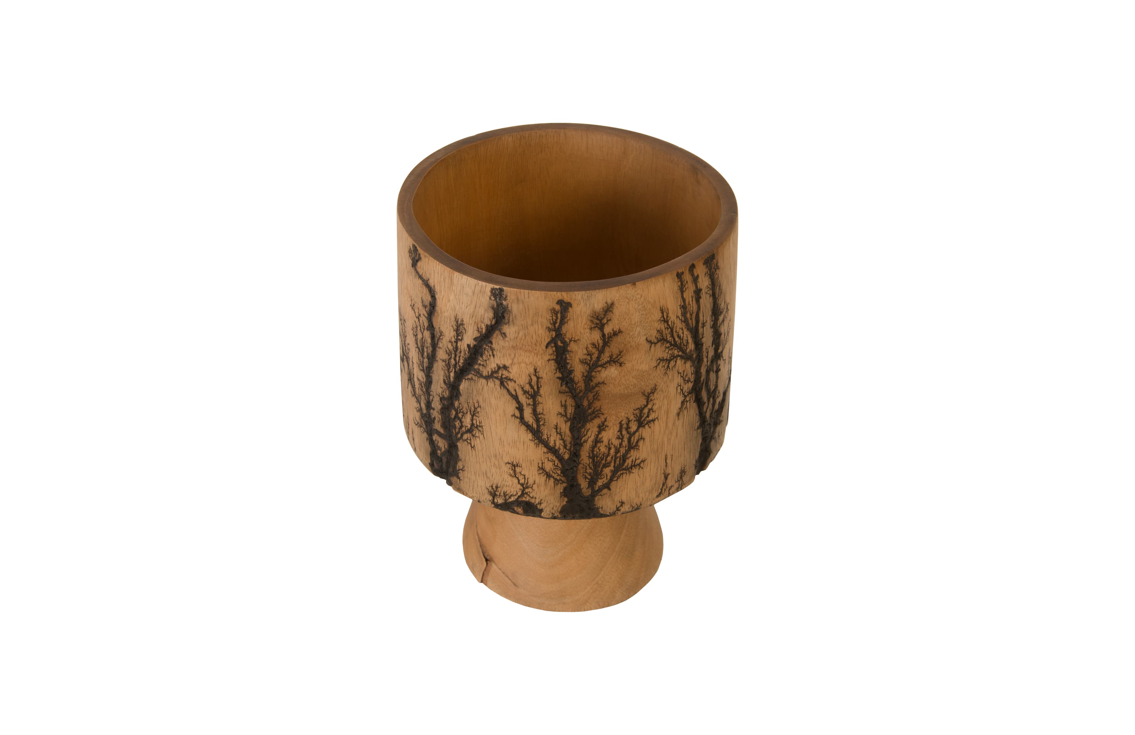 Ваза Phillips Collection Lightning Vase, Mango Wood, Cup Shape