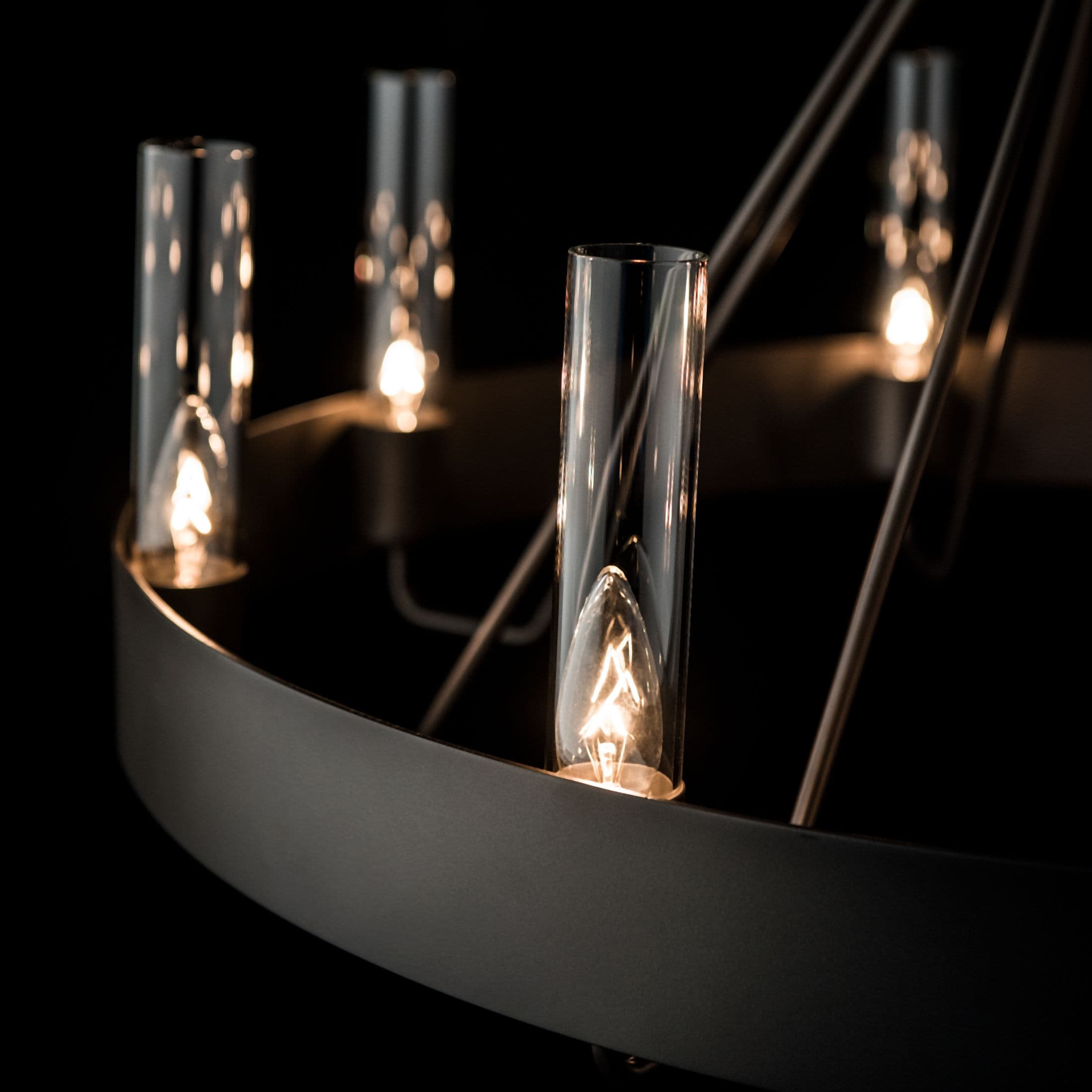 Люстра Hubbardton Forge Banded Ring Chandelier Hubbardton Forge