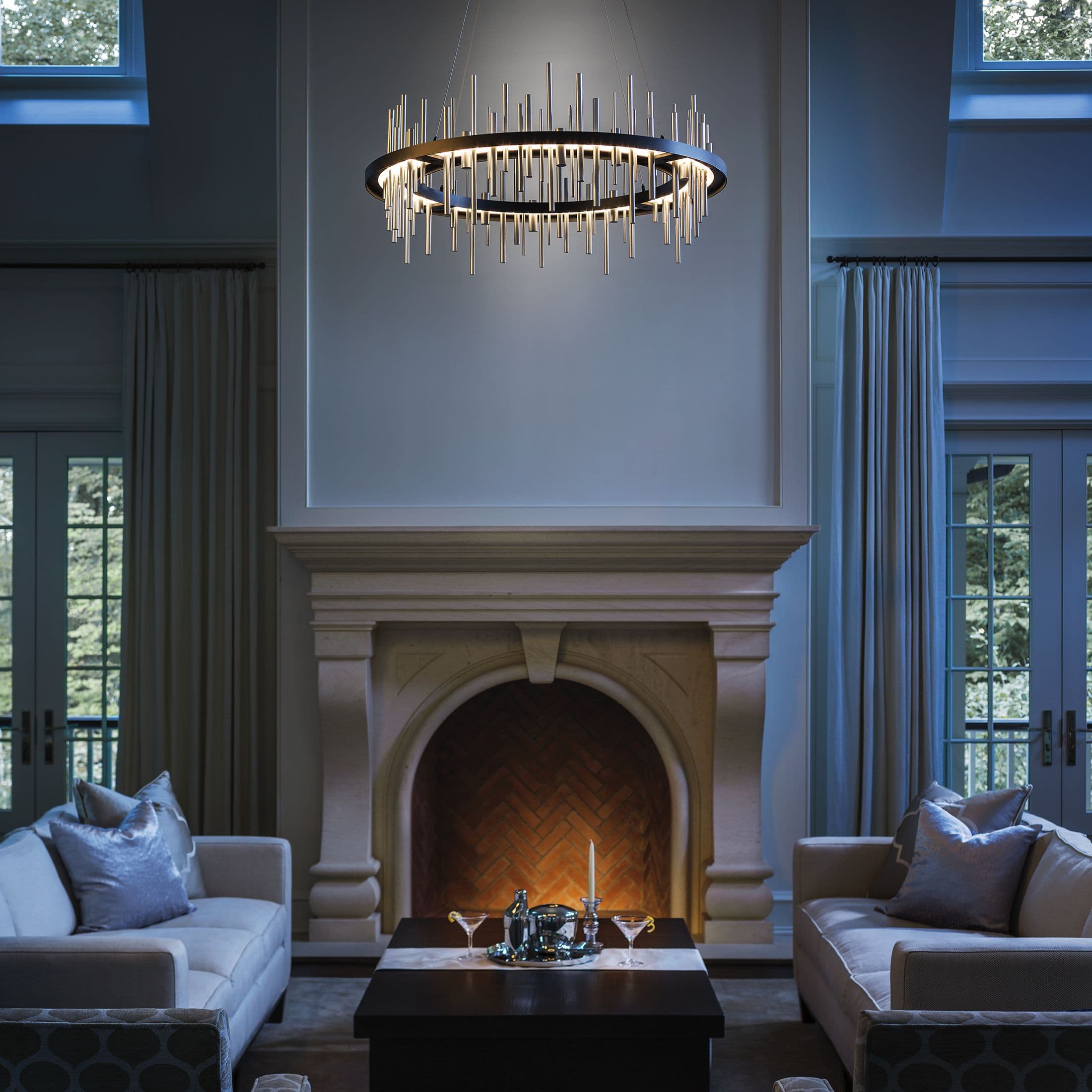 Подвесной светильник Hubbardton Forge Cityscape Circular LED Pendant Hubbardton Forge