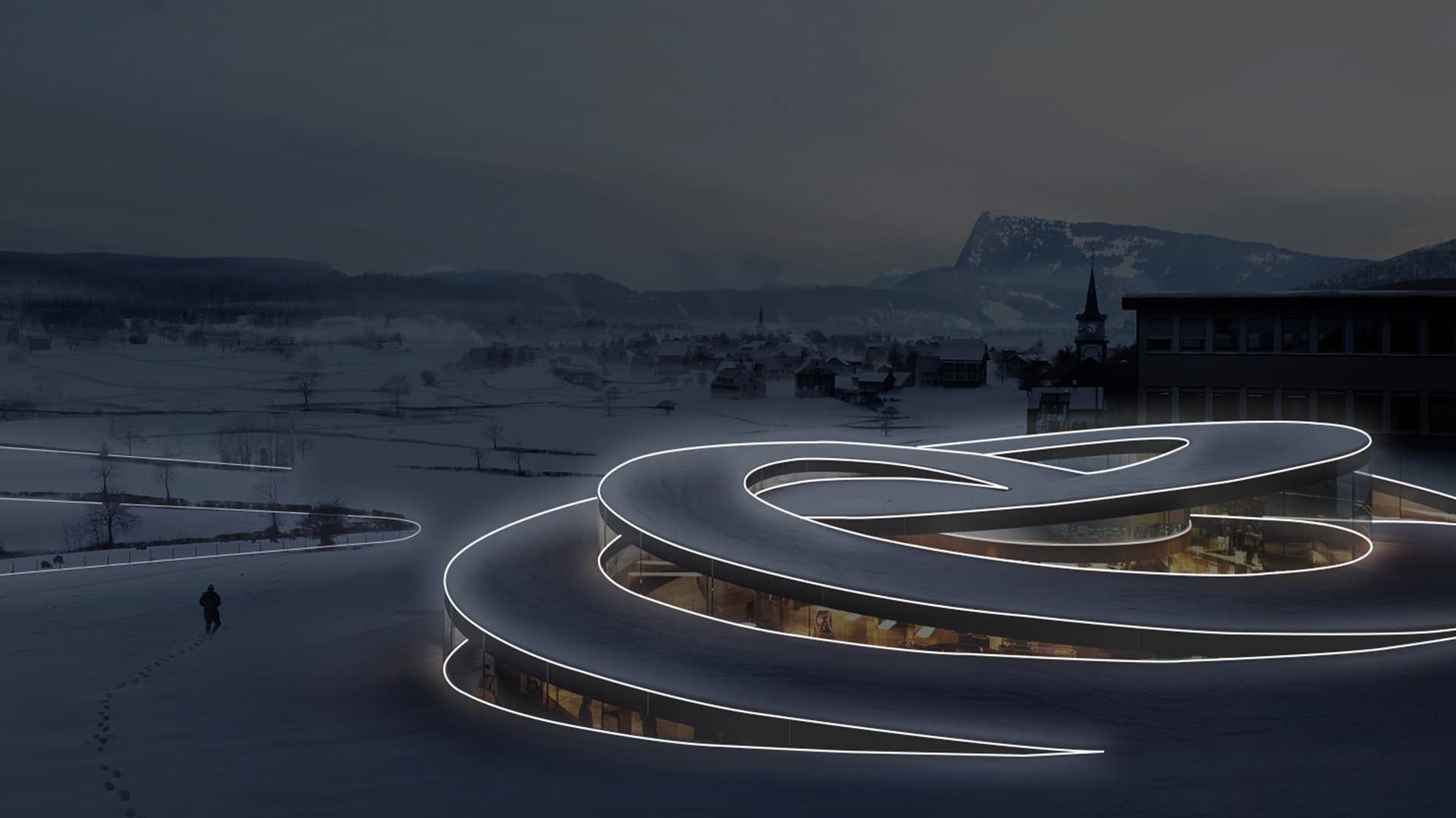 Настенно-потолочный светильник Artemide La linea Artemide