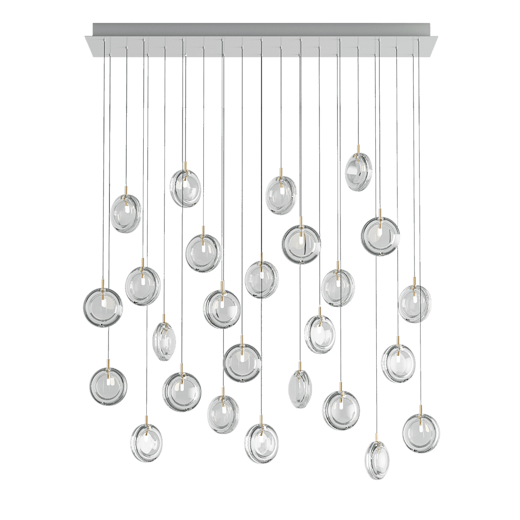 Подвесной светильник Bomma Lens chandelier / 26 pcs / square