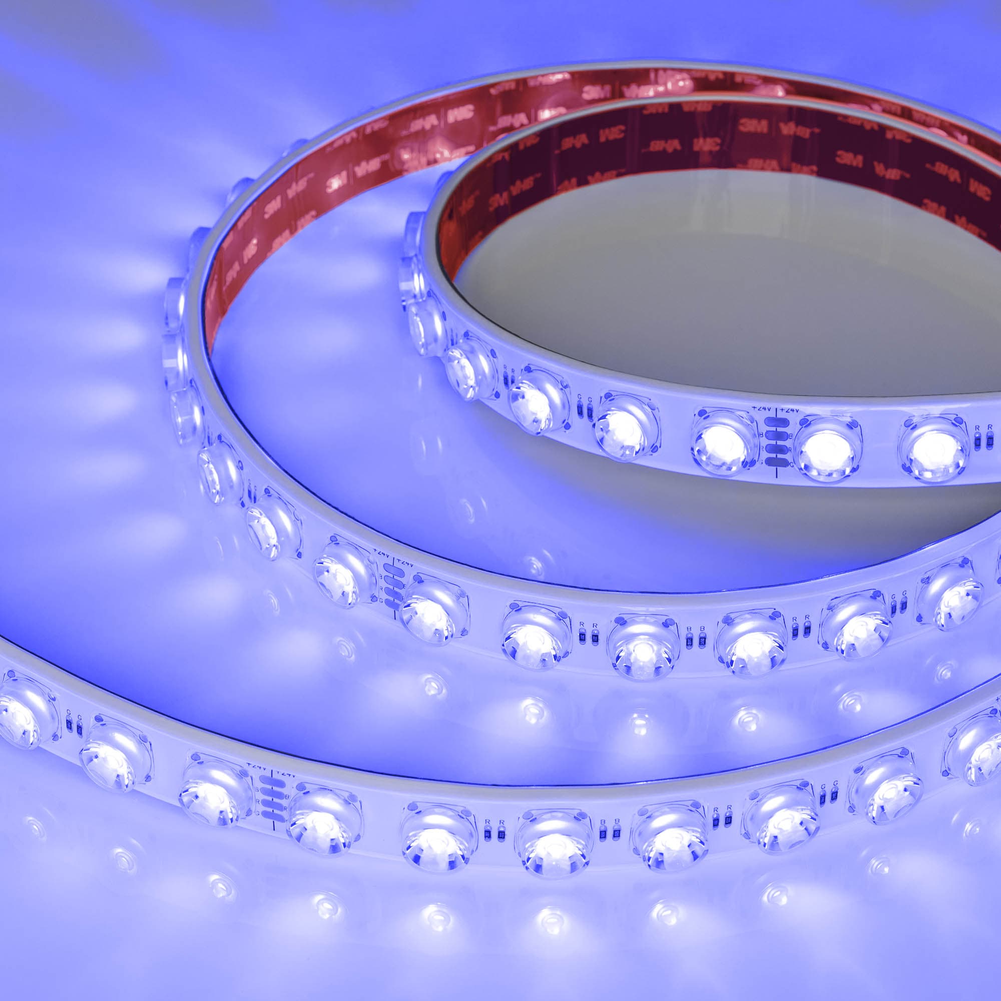 Светодиодная лента герметичная FLT-PS-S42-23mm 24V RGB (21 W/m, IP67, 15deg, 5m) (Arlight, -) 049283 — фото 3