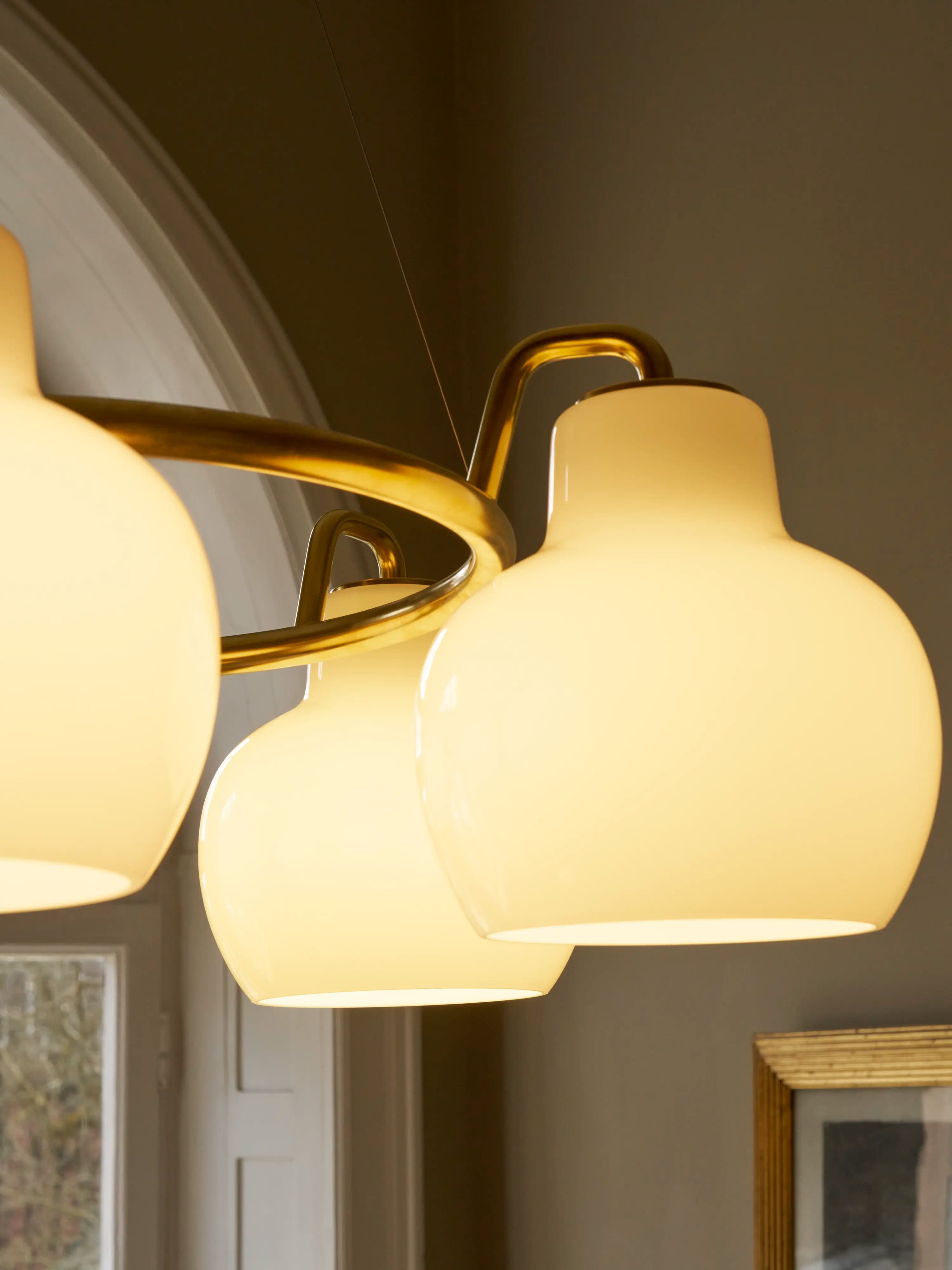 Louis Poulsen VL Ring Crown 3-5-7 Pendant Brass/opal glass 5 — фото 9